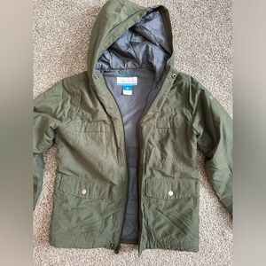 Youth Columbia jacket with hood